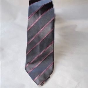 Brioni- Gray/Pink Tie